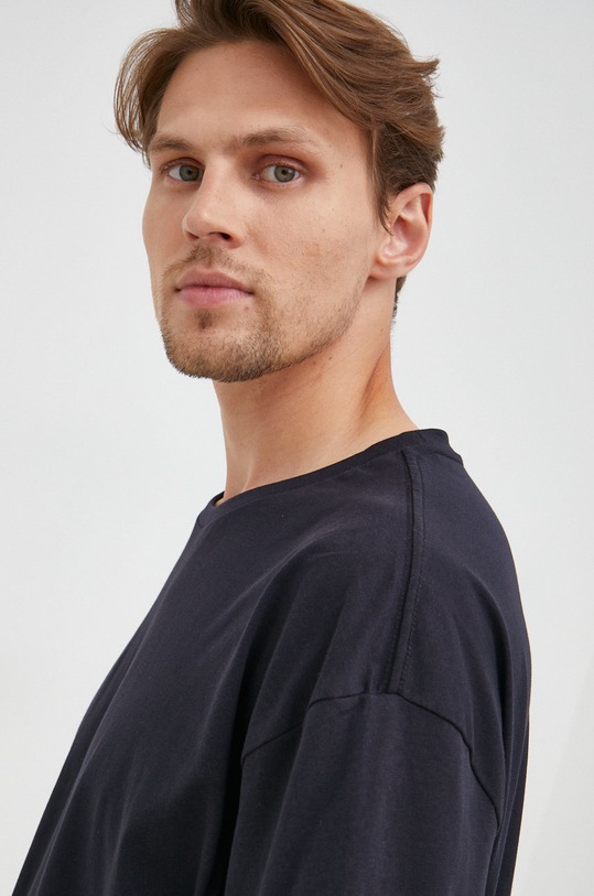 Bombažen t-shirt Lindbergh črna 30.400198.BLACK