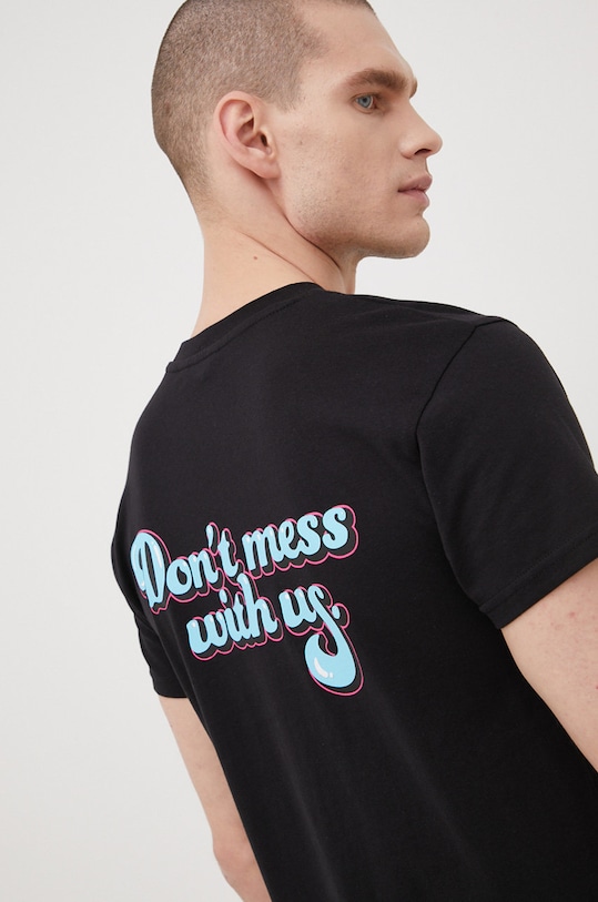 Unfair Athletics t-shirt bawełniany nadruk czarny UNFR22.037