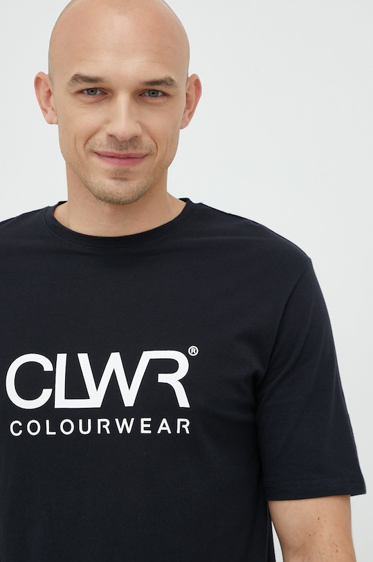 Colourwear tricou din bumbac negru 7010257