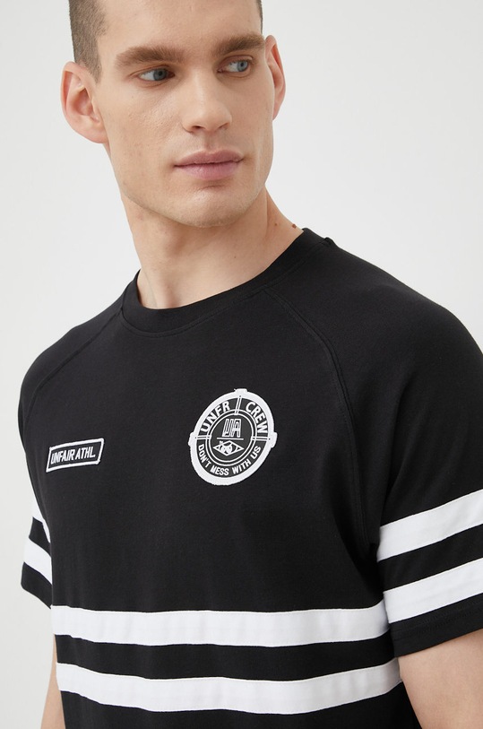 Bavlněné tričko Unfair Athletics černá UNFR19.013