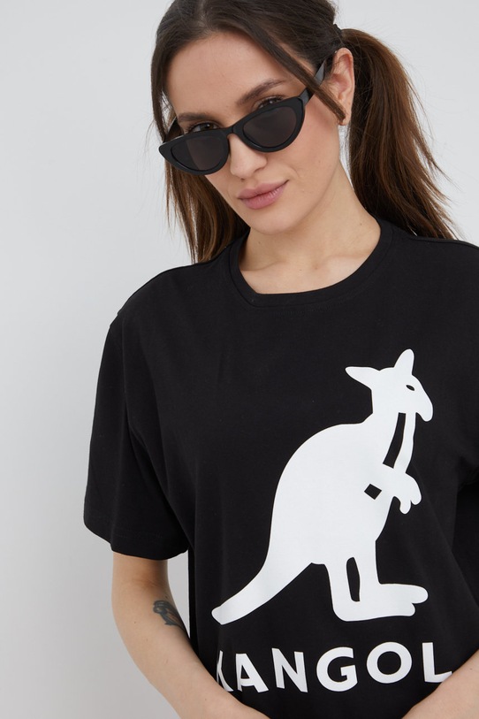 Kangol t-shirt bawełniany KLEU005