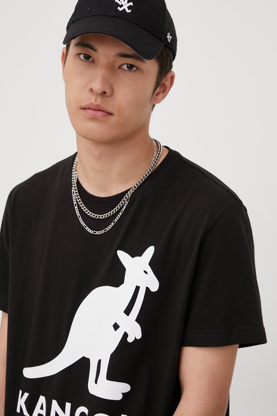 Kangol t-shirt bawełniany KLEU005