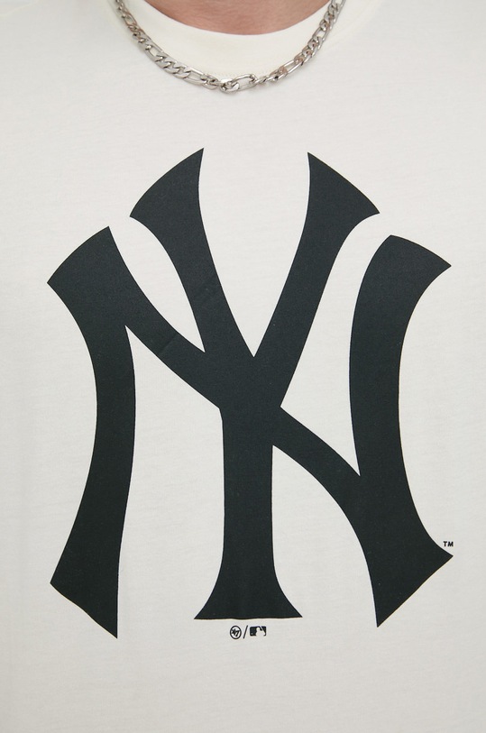 47 brand t-shirt bawełniany MLB New York Yankees BB017TEMIME544104CL