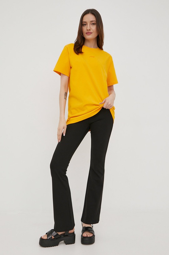 Odzież Arkk Copenhagen t-shirt bawełniany AA5207.0219 pomarańczowy