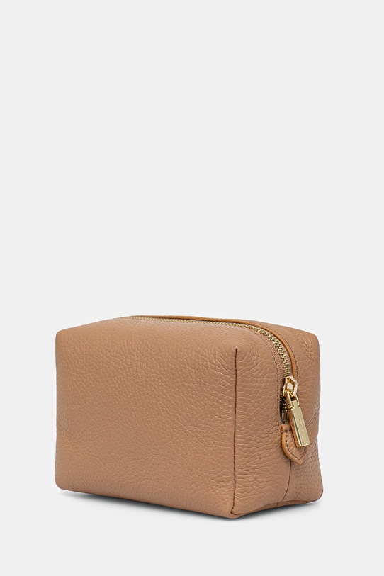 Kožna kozmetička torbica Coccinelle E5.MT5.25.F7.01 bež AW24
