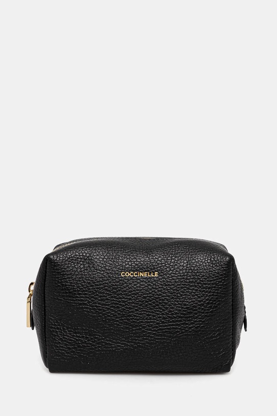 Coccinelle kosmetyczka skórzana czarny E5.MT5.25.F7.01