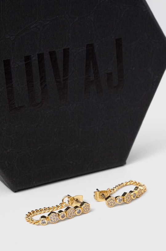 LUV AJ kolczyki cyrkonia złoty SS23.E.HPCS.G