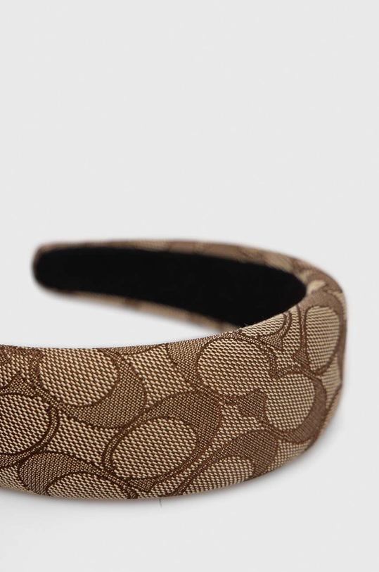 Coach opaska do włosów C6359 beżowy SS23