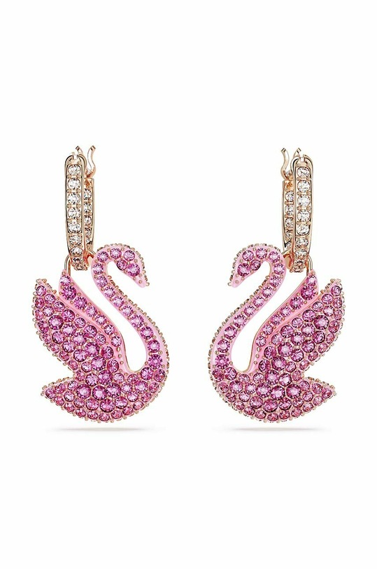 Αξεσουάρ Σκουλαρίκια Swarovski Iconic Swan 5647544 ροζ