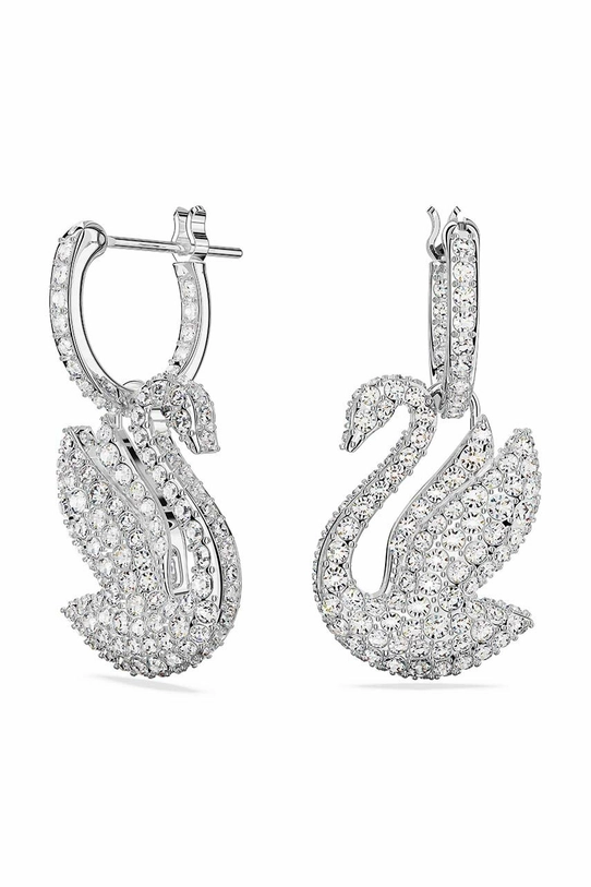 Сережки Swarovski Iconic Swan криштал Swarovski срібний 5647545