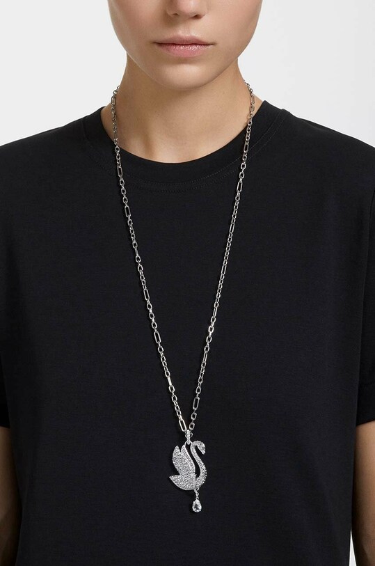 Náhrdelník Swarovski Iconic Swan 5647546 strieborná SS23