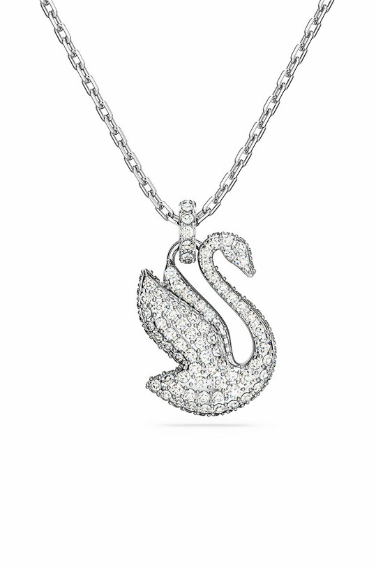 Náhrdelník Swarovski Iconic Swan krystal Swarovski stříbrná 5647872