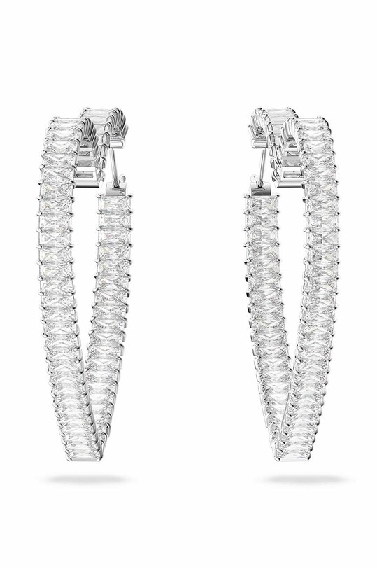 Swarovski cercei Matrix argintiu 5647591