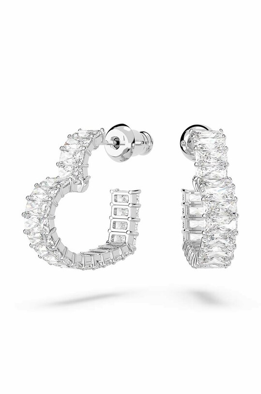 Сережки Swarovski 5653170 MATRIX циркон срібний 5653170