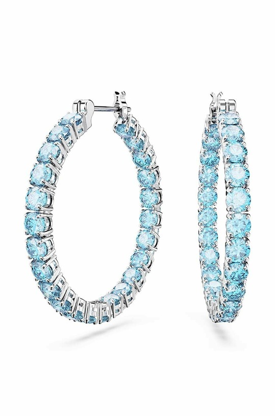 Сережки Swarovski 5647446 MATRIX циркон блакитний 5647446