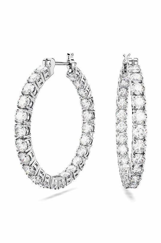 Náušnice Swarovski 5647715 MATRIX zirkonie stříbrná 5647715
