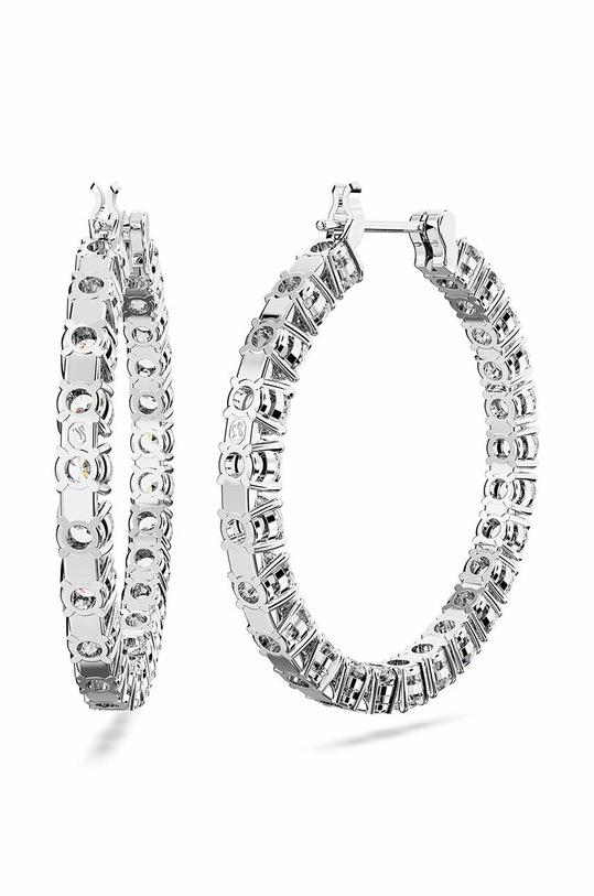 Náušnice Swarovski 5647715 MATRIX 5647715 stříbrná