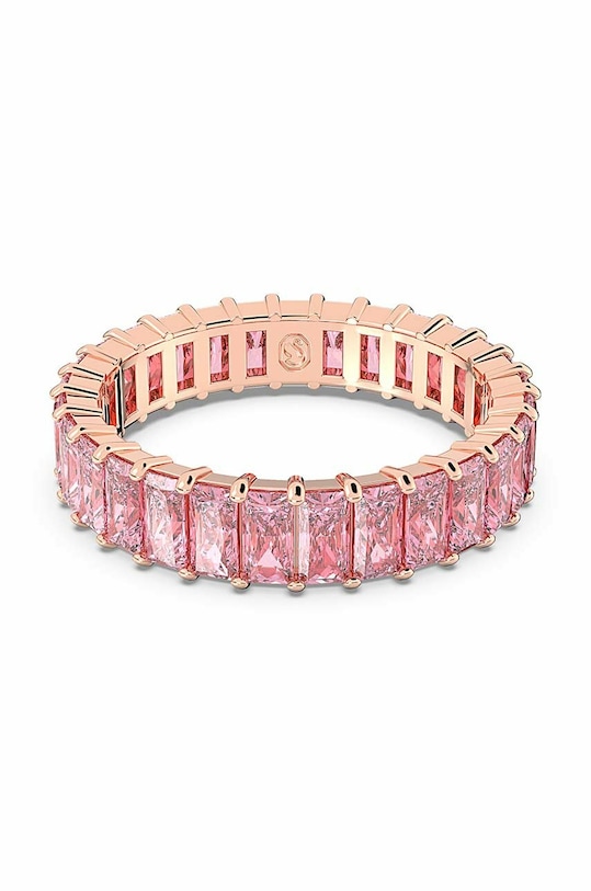 Swarovski inel Matrix zirconiu cubic roz 5647589
