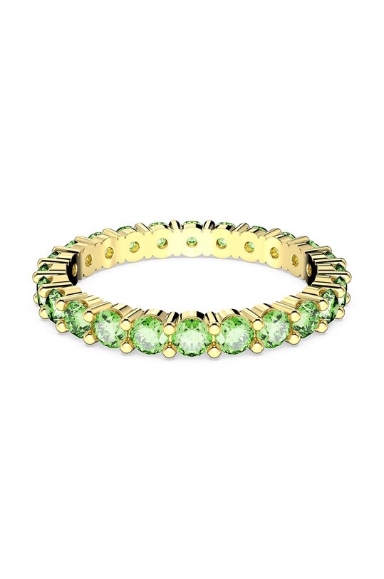 Кольцо Swarovski Matrix циркон зелёный 5658658