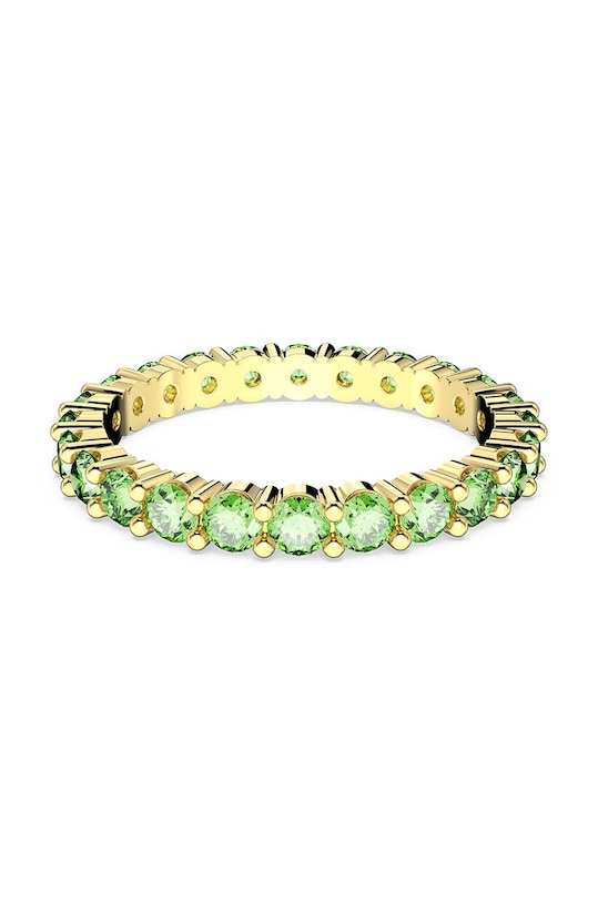 Кольцо Swarovski Matrix циркон зелёный 5658662