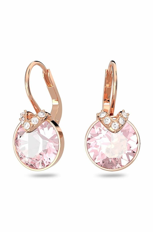 Σκουλαρίκια Swarovski Bella ζιρκόνια ροζ 5662114