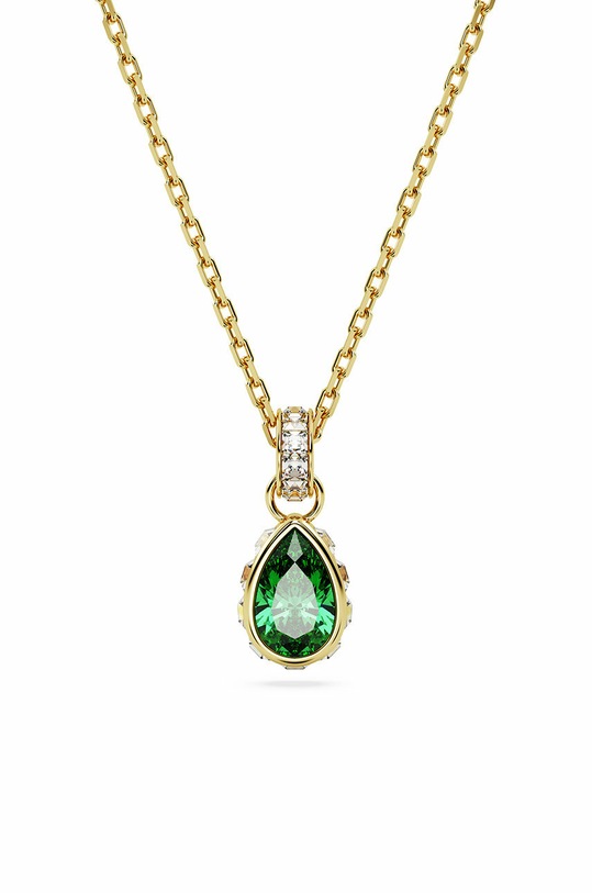 Ogrlica Swarovski Stilla cirkonij zelena 5648751