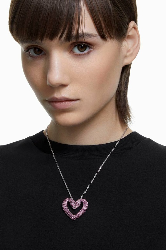 Κολιέ Swarovski Una 5646571 ροζ SS23