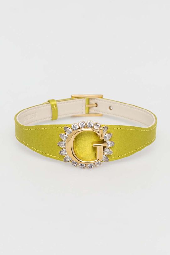 Ogrlica Guess cirkonij zelena JUBS03.000JW