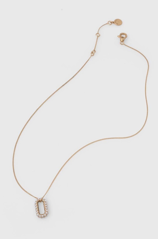Колие AllSaints циркони злато 420907BRS