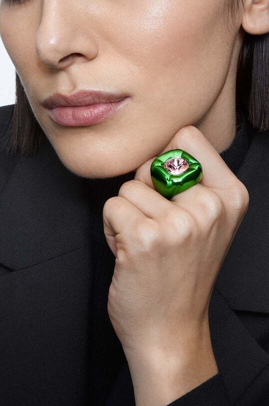Kiegészítők Swarovski gyűrű DULCIS 5609724 zöld