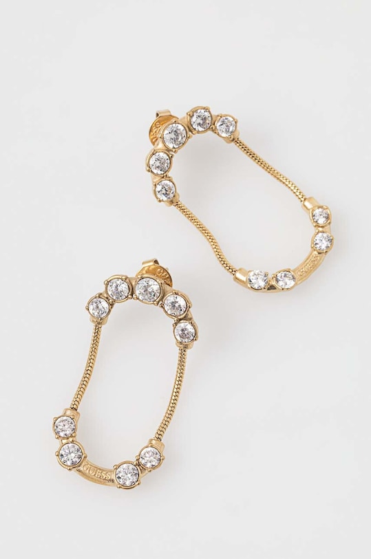 Náušnice Guess zlatá JUBE01.401JW.YG