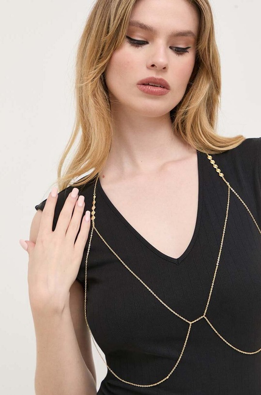 LUV AJ díszes melltartó arany SM23.BC.RCB.G