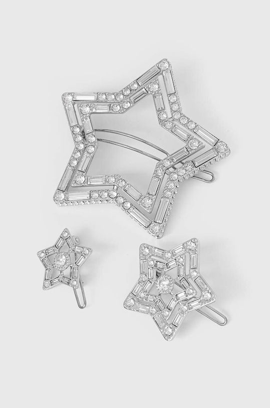 Τσιμπιδάκι Swarovski 5617760 STELLA 3-pack ασημί 5617760