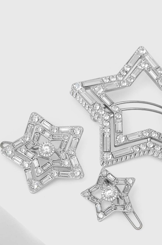 Τσιμπιδάκι Swarovski 5617760 STELLA 3-pack 5617760 ασημί SS23