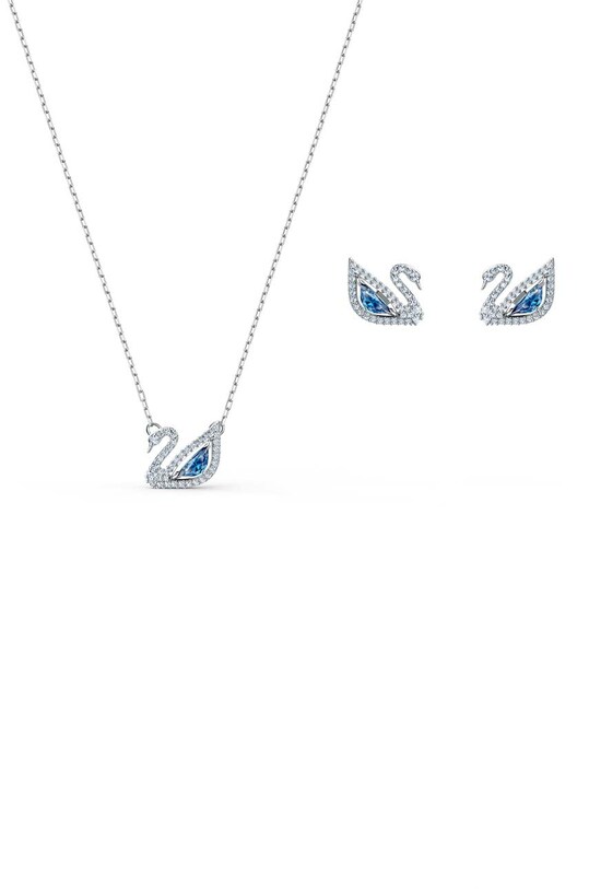 Колье и серьги Swarovski SS TE DAZZLING SWAN кристалл Swarovski серебрянный 5521471