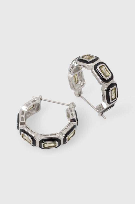 Σκουλαρίκια LUV AJ ζιρκόνια ασημί ENAM.E.BEBH.B.S