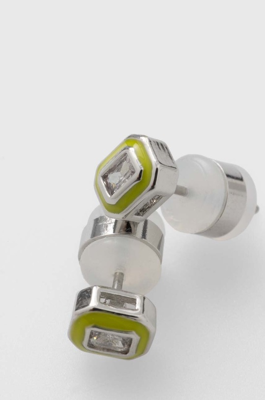 Σκουλαρίκια LUV AJ ζιρκόνια ασημί ENAM.E.BS.NY.S