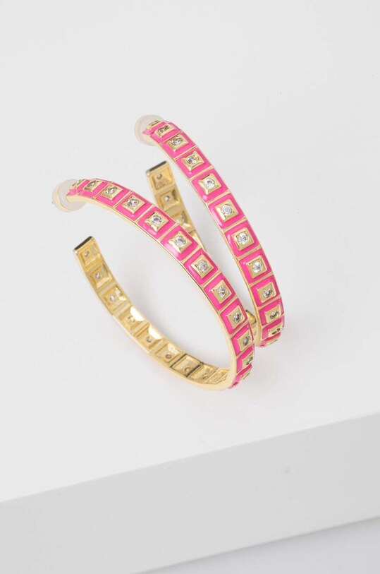 Сережки LUV AJ золотий ENAM.E.XLPSH.HP.G