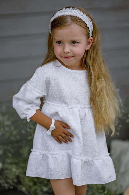 Jamiks opaska dziecięca CONNIE biały CONNIE.Opaska.JLF080.G