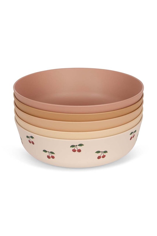 Konges Sløjd miska dla dzieci 5-pack 5-pack różowy KS5093