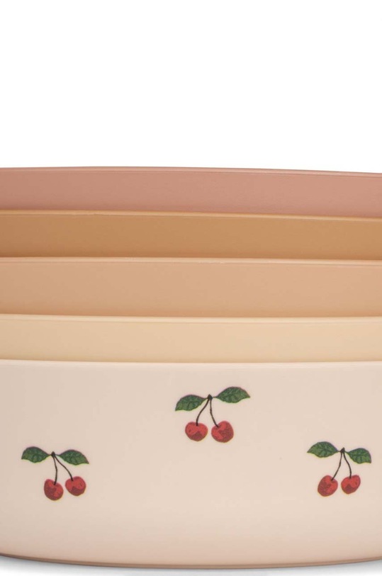 Konges Sløjd miska dla dzieci 5-pack KS5093 różowy SS23