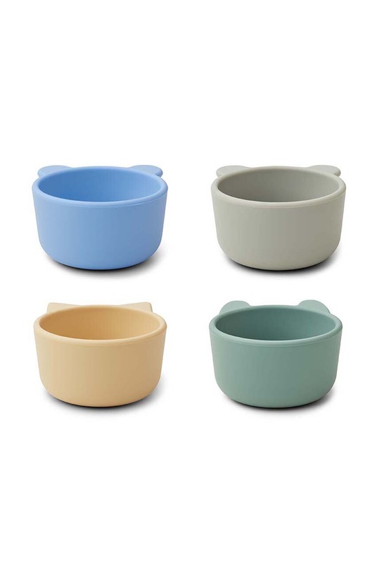 Liewood miska dla dzieci 4-pack LW14101 turkusowy AW23