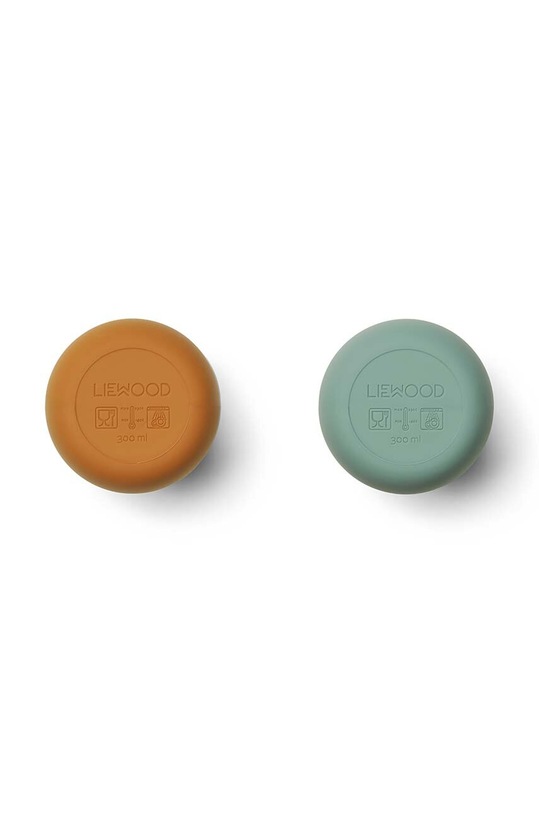 Dziewczynka Liewood kubek niemowlęcy 2-pack LW14322 zielony
