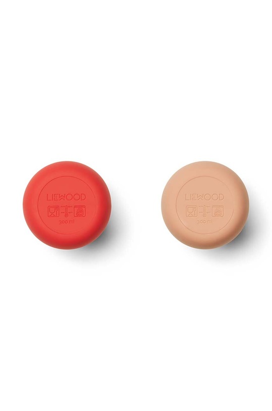 Dziewczynka Liewood kubek niemowlęcy 2-pack LW14322 czerwony