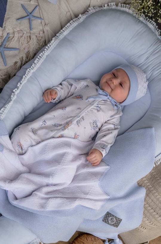 Jamiks baba takaró LOKI kék LOKI.Kocyk.JWF028.K