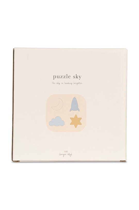 Konges Sløjd zabawka drewniana niemowlęca szary KS4742