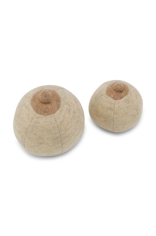 Kojenecká hračka Konges Sløjd 2-pack 2-pack béžová KS4931