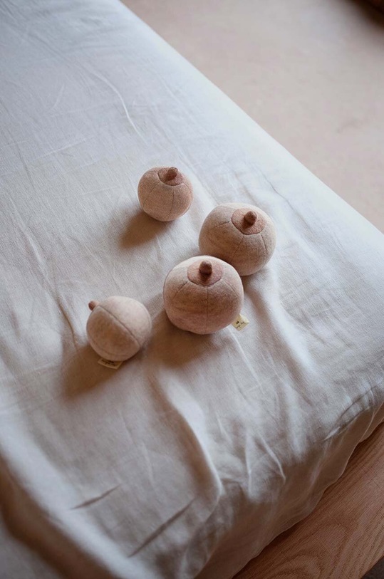 Kojenecká hračka Konges Sløjd 2-pack KS4931 béžová SS23