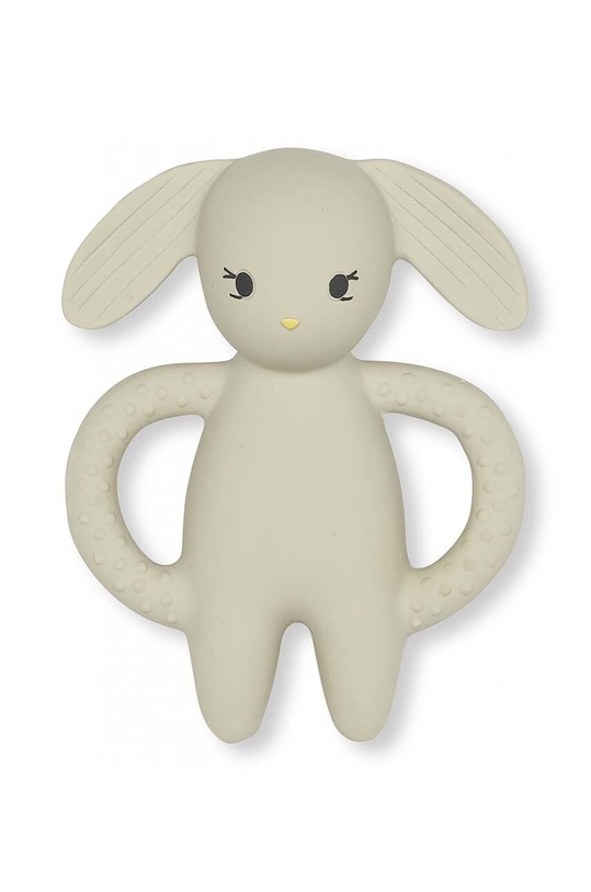 Konges Sløjd gryzak niemowlęcy TEETH SOOTHER RABBIT KS1299 beżowy SS23