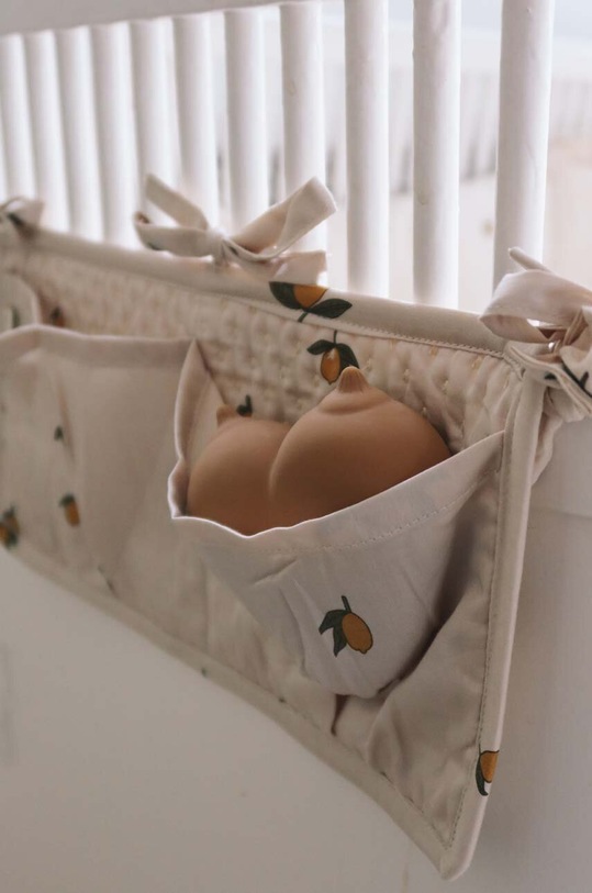 Konges Sløjd gryzak niemowlęcy BABS TEETHER beżowy KS1663